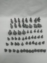 Set Of (60) 1993 Risk Gray Board Game Player Pieces - $9.89