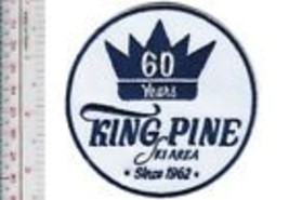 Vintage Skiing King Pine Ski Area 60 Years Madison, New Hampshire Patch - £7.96 GBP