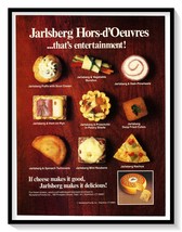 Jarlsberg Cheese Print Ad Vintage 1986 Magazine Advertisement Graphic De... - $9.70