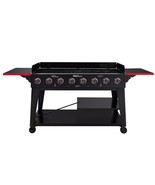 Royal Gourmet Propane Gas Grill 8 Burner BBQ Smoker Outdoor w Folding Si... - $374.99