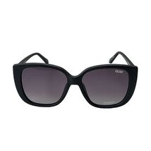 Quay Australia Ever After Sunglasses Matte Black Smoke Polarized SKU Q065 - $79.94