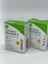 2pk  - One Touch UltraSoft 2 Lancets (30 Gauge) 100 Count ~OPEN BOX - $17.72