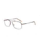 NEW ITECH Brown CLICK Memory Metal Titanium Eyeglasses 57mm with Case - $59.35