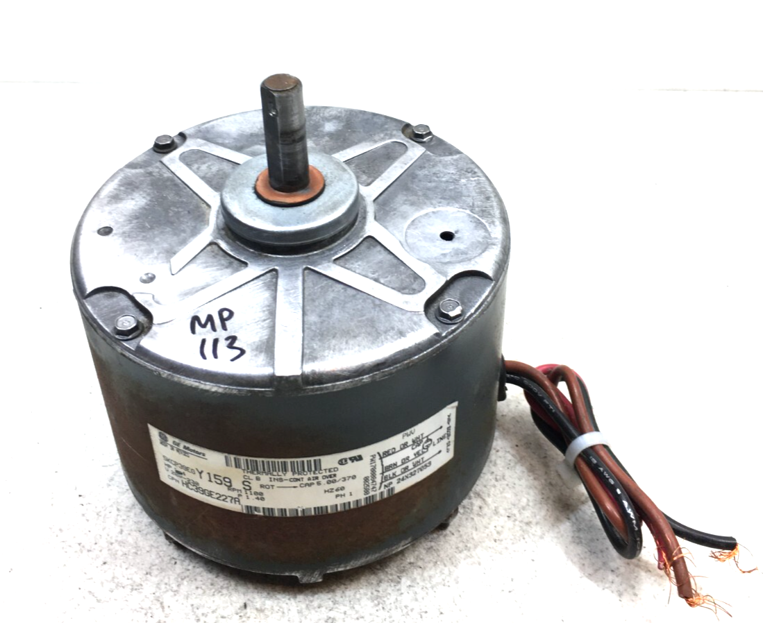 GE 5KCP39EGY159S Condenser FAN MOTOR 1/4 HP 230V HC39GE227A 1100RPM used... - £101.55 GBP