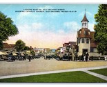 Old Orchard Street View old orchard Maine ME UNP Linen Postcard Y7 - $3.39
