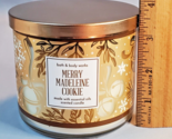 Bath &amp; Body Works Merry Madeleine Cookie 3 Wick Scented Jar Candle 14.5o... - £23.29 GBP