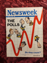 Newsweek Magazine July Jul 8 1968 7/8/68 Polls Chief Justice - £5.16 GBP