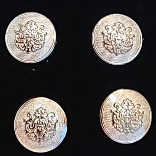  Magnetic Horse Show Number Pins Silver Manor Concho Set of 4 NEW - $24.99