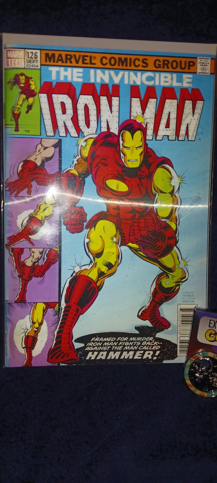 1979 INVINCIBLE IRONMAN/THE HOLOGRAM ISSUE- IRONMAN-CAPTAIN AMERICA/8.5+... - $31.99