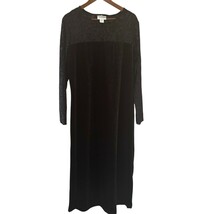 Vintage Diane Von Furstenberg Womens Maxi Dress Black L Velvet Whimisgot... - $929.81 MXN