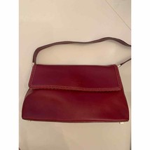 Red Burgundy Leather Kate Spade New York handbag / shoulder bag, Italy - £45.05 GBP