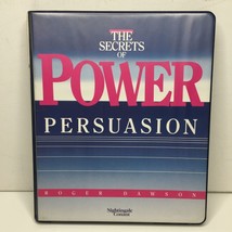 Nightingale Conant The Secrets of Power Persuasion Roger Dawson 6 Casset... - £47.20 GBP