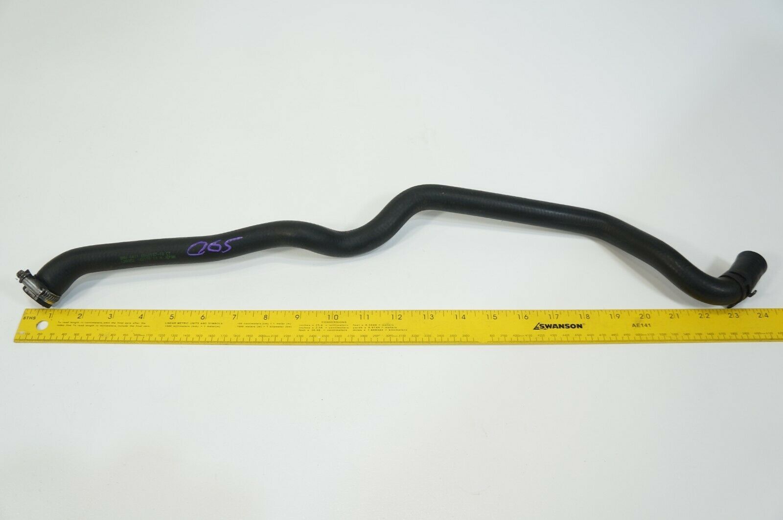 2009-2013 bmw x5 e70 3.0l m57 engine coolant cooling water hose vent pip... - $33.87