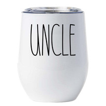 Uncle Tumbler 12oz Funny Wine Glass Happy Birthday Merry Christmas Gift For Him - £18.16 GBP