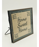 Metallic Industrial Style Square Photo Frame, Vintage Wire and Glass Frame - $441.79 MXN