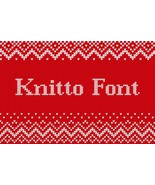 Knitto Font | Fashion Font | Fashion Font | Clothes Font | Knitting Font  - £7.84 GBP