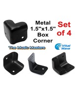 4X Metal 2 Hole Cabinet Corner Guitar Amp Rack Case DJ Speaker Box Prote... - $10.44