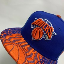 New Era Cap NBA NY Knicks Royal Blue Orange Embroidered 9FIFTY SnapBack Hat - £63.14 GBP