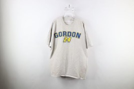 Vintage Y2K 2000 NASCAR Mens 2XL Distressed Spell Out Jeff Gordon Racing T-Shirt - £31.11 GBP