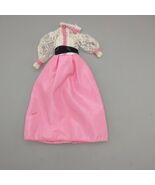 Vintage 1980’s Barbie Doll Clothes Lace Top Evening Dress - $15.18 CAD