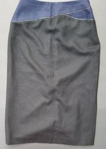 Vintage 80&#39;s Andrew Fezza Wool Pencil Skirt Italy  29.5&quot;  x  31&quot;  Size 12 - £59.91 GBP