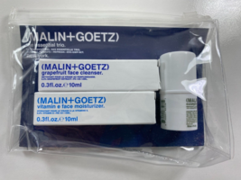 Malin + Goetz The Essential Trio Set-Cleanser, Moisturizer, Deodorant TRAVEL NEW - £14.78 GBP
