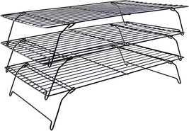 3-Tier Stackable Cooling Rack 15.75&quot;x10&quot; Collapsible Oven Safe BPA-Free - $23.00 CAD