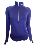 Under Armour Women&#39;s Lightweight 1/4 Zip Pullover Blue Small - $32.57 CAD
