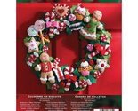Bucilla Felt Applique Wreath Kit, 15-Inch Round, 86264 Cookies &amp; Candy - $24.99