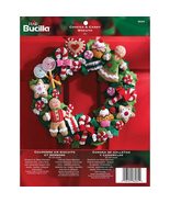 Bucilla Felt Applique Wreath Kit, 15-Inch Round, 86264 Cookies &amp; Candy - £19.60 GBP