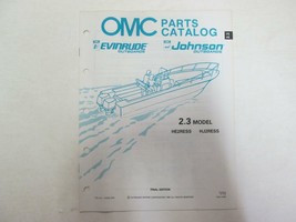 1991 OMC Johnson Evinrude Outboards 2.3 HP Parts Catalog Manual OEM USED - $14.95