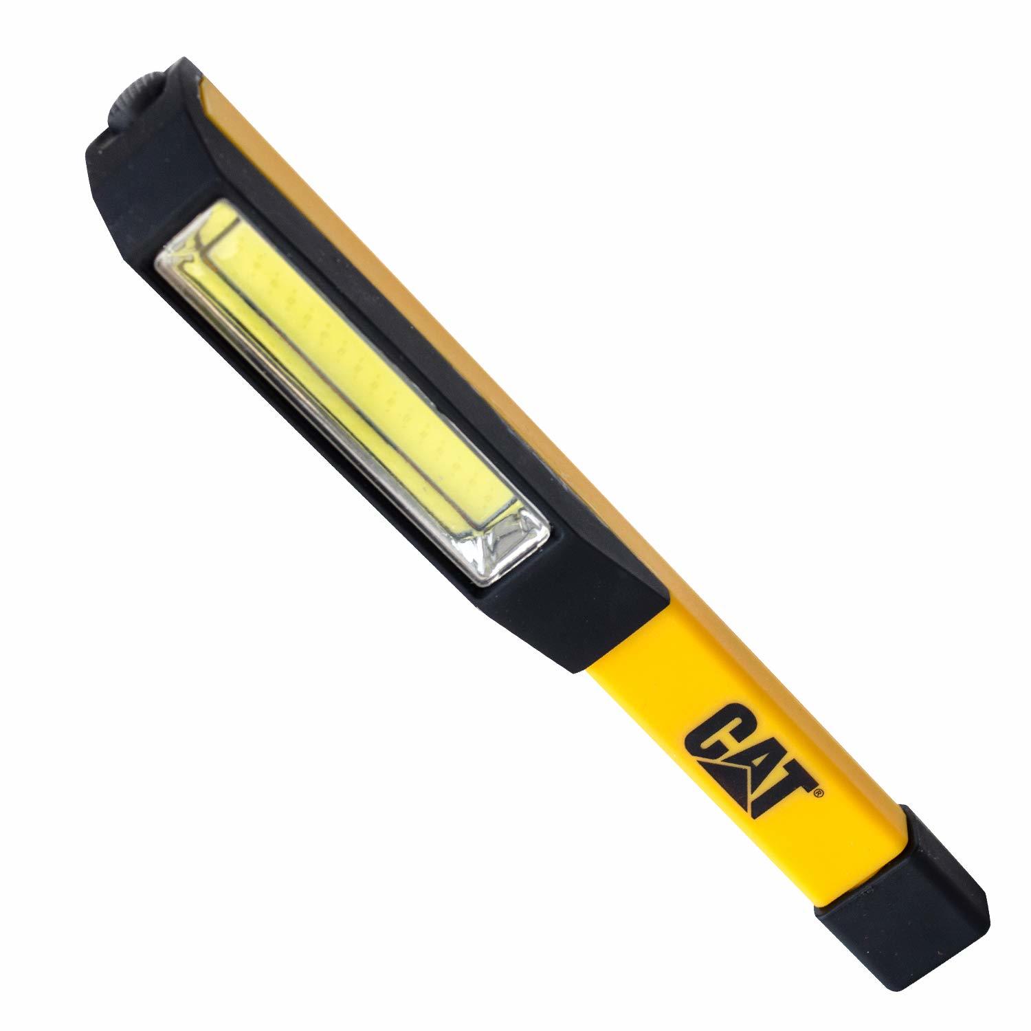 Cat Pocket Cob Led Flood Beam Pocket Work Light, Black/Yellow - £18.86 GBP