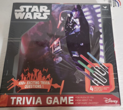 Star Wars Trivia Game 650+ Questions 4 Lightsaber Puzzles Sealed Cardina... - $20.37