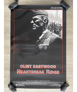 1986 Original Movie Poster Clint Eastwood Heartbreak Ridge 27x40 MH - $658.58 MXN