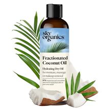 Sky Organics 100% Pure Fractionated Coconut Oil Hydrating Oil | 8 fl oz ... - $13.39