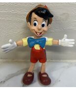 Vintage Toy Disney Pinocchio Rubber Bend Em Figurine 4&quot; Tall by Just Toys - $108.08 MXN