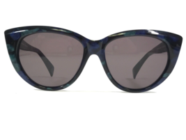Morgenthal Frederics Sunglasses 621 JUDY Green Blue Marble Frames Purple Lenses - £55.75 GBP