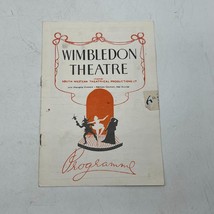 Playbill &#39;Theatre&#39; Programme Wimbledon Théâtre Programme - $33.11
