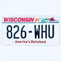  United States Wisconsin Dairyland Passenger License Plate 826-WHU - $225.96 MXN