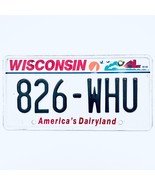  United States Wisconsin Dairyland Passenger License Plate 826-WHU - $229.01 MXN