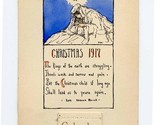 Christmas 1917 Card with 1918 Calendar  - £14.24 GBP