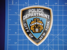 NYPD large 4&quot; decal - $3.00