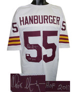 Chris Hanburger signed White TB Custom Stitched Pro Style Football Jerse... - £93.26 GBP