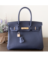​Hermès Birkin 30 Bleu Nuit Togo with Gold Hardware – Pristine Condition... - $23,000.00
