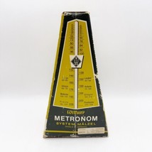 Wittner Metronome Made in W.-Germany Mechanical Wind Up Plastic Wood Gra... - $1,211.59 MXN