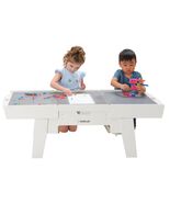 New Kidkraft Building Bricks Play N Glow Activity Table W/210 Brick, Whi... - $5,502.31 MXN