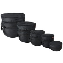 Gearlux 5-Piece Drum Bag Set for 12&quot; Tom, 13&quot; Tom, 14&quot; Snare, 16&quot; Floor ... - £218.75 GBP