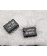 Lot of 2 NEW - ST Electronics TBA820M - 1.2 Watt Audio Amplifier 8 pin DIP - $12.86