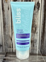 Bliss Micro Magic Skin Renewing Microdermabrasion Scrub Exfoliator 3.4 o... - $19.34