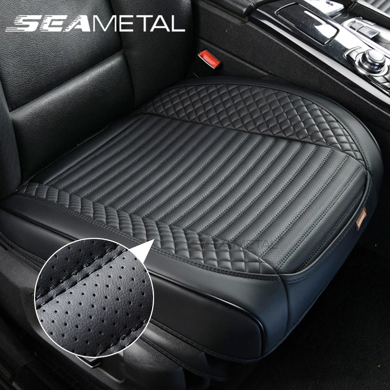 SEAMETAL Full Wrapped Car Front Seat Cover Premium PU Leather Vehicle Seat - £15.61 GBP+